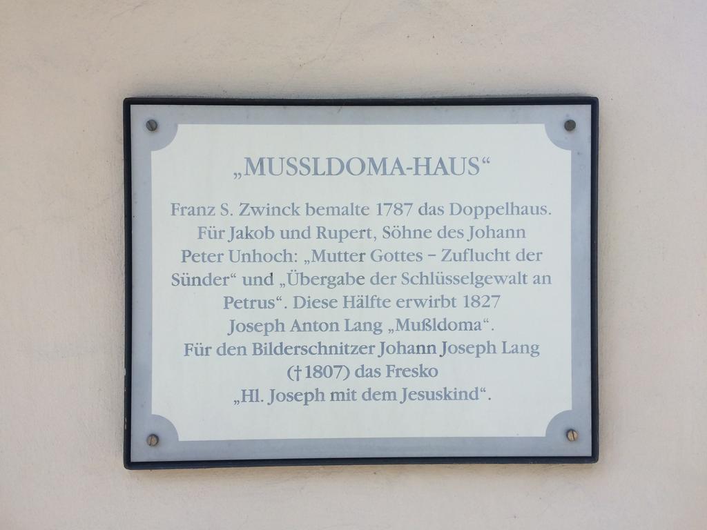 Ferienwohnungen Im Lueftlmalereck, Mussldomahaus 오버아머가우 외부 사진