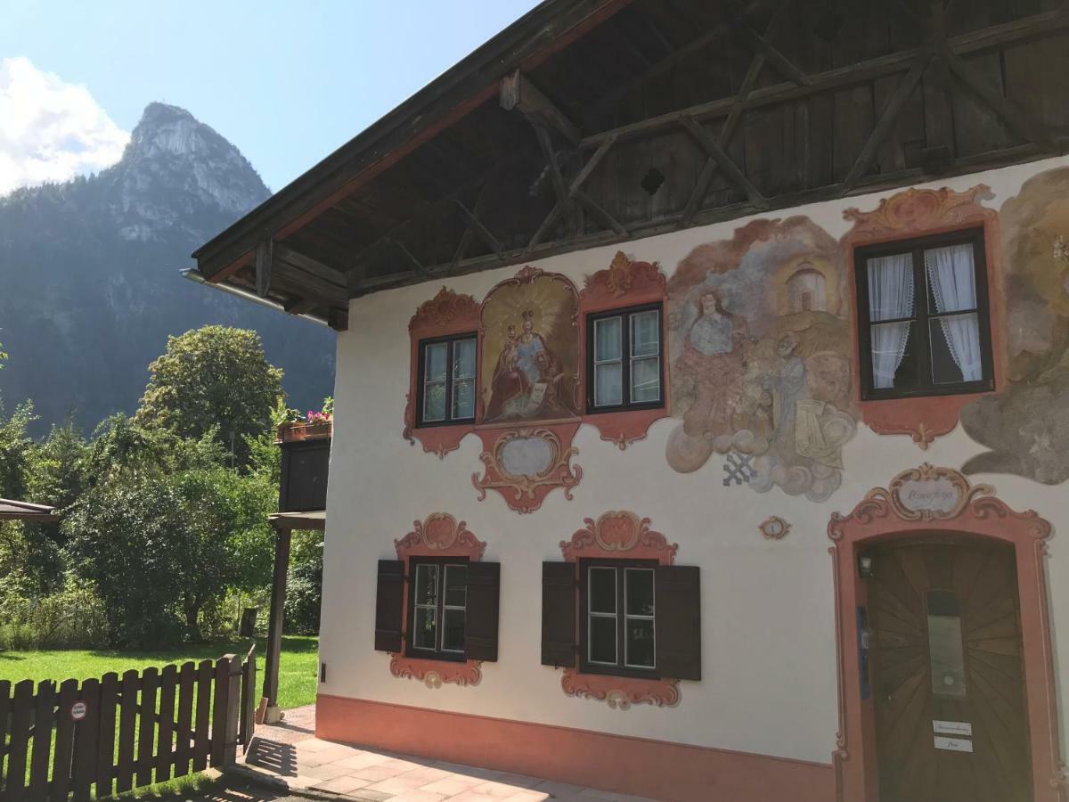 Ferienwohnungen Im Lueftlmalereck, Mussldomahaus 오버아머가우 외부 사진